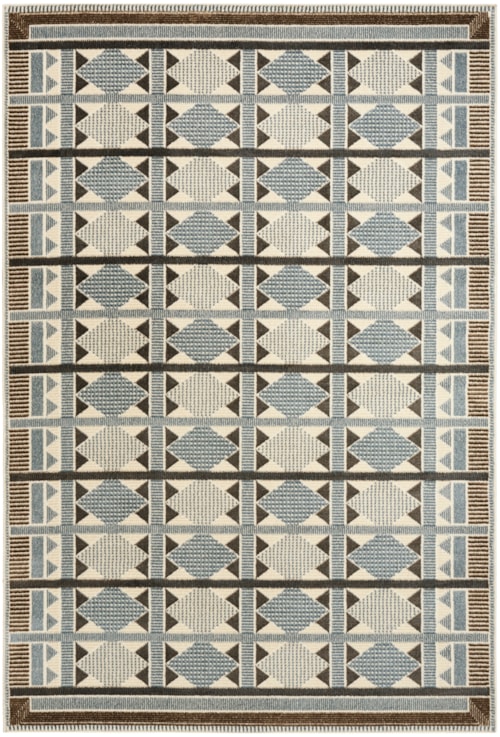 5' X 7' Blue Rectangle Rug