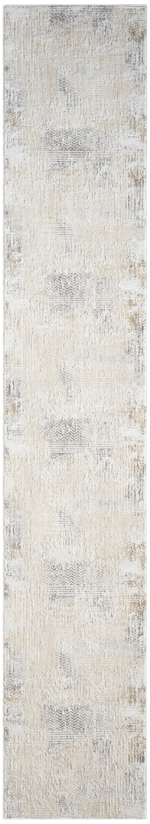 2'2" X 12' Cream Ivory Runner Rug