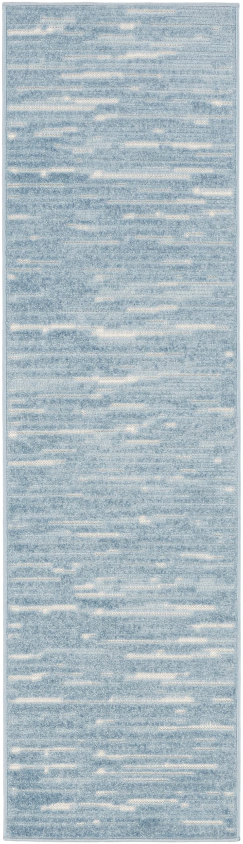 2' X 6' Blue Runner Rug