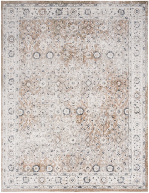 6'7" X 9' Silver Taupe Rectangle Rug