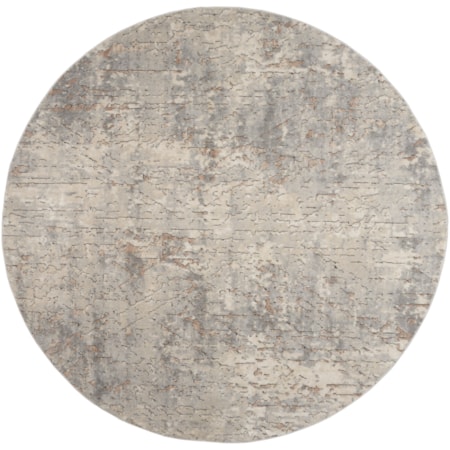7'10" Round  Rug