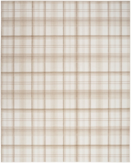 6' X 9' Ivory Beige Rectangle Rug