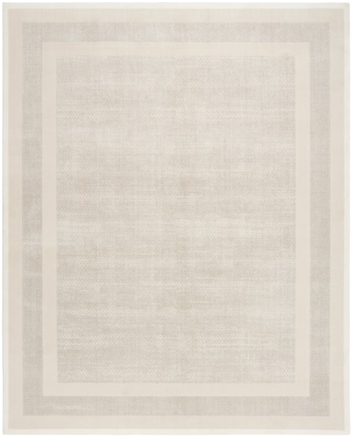 6' X 9' Ivory Taupe Rectangle Rug
