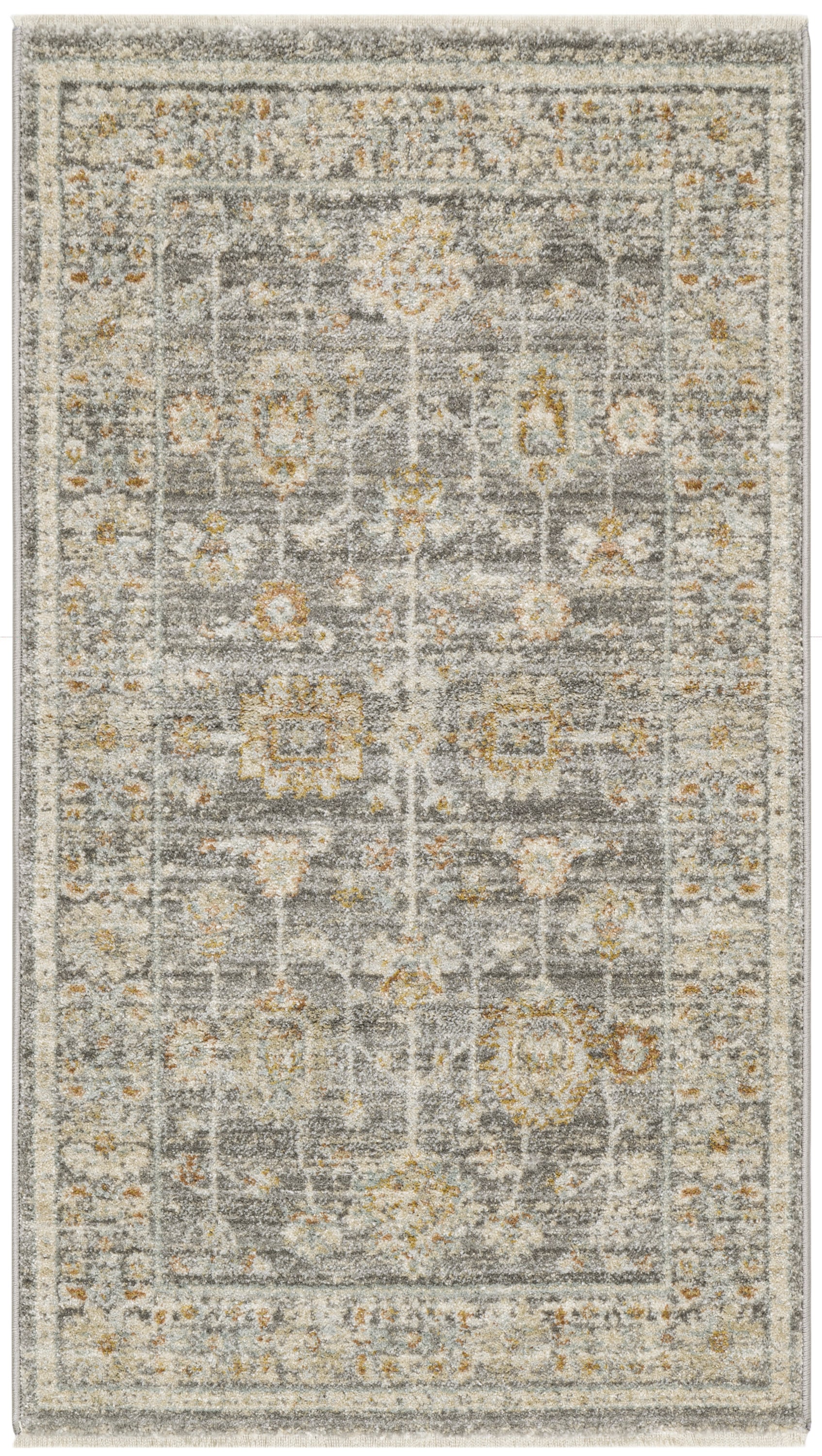 2'6" X 4'6" Grey Rectangle Rug