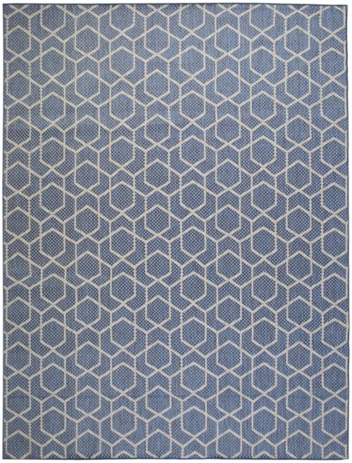 9' X 12' Denim Rectangle Rug