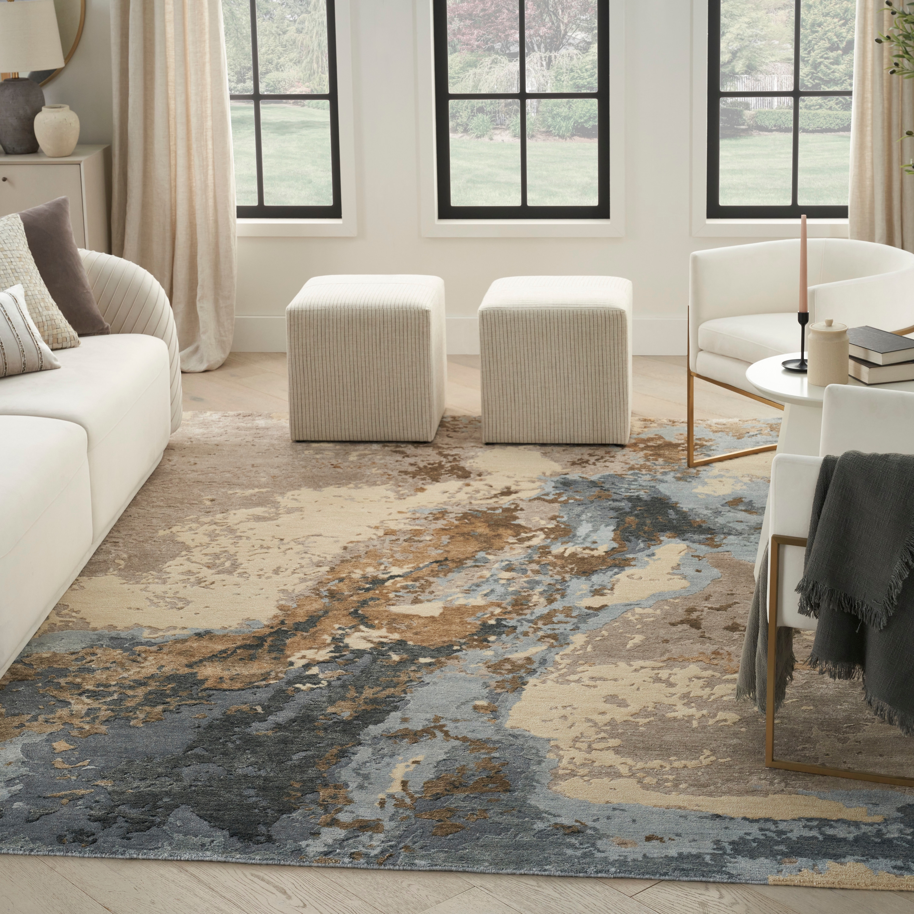 Nourison Silk Shadows 014789550 5'6