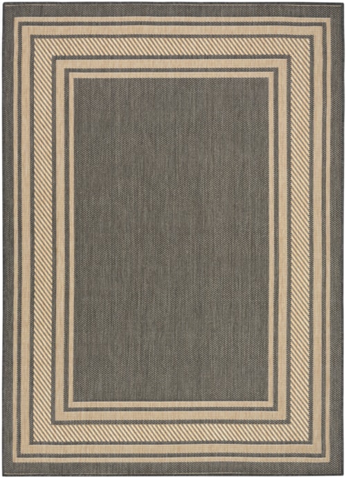 4' X 6' Charcoal Rectangle Rug