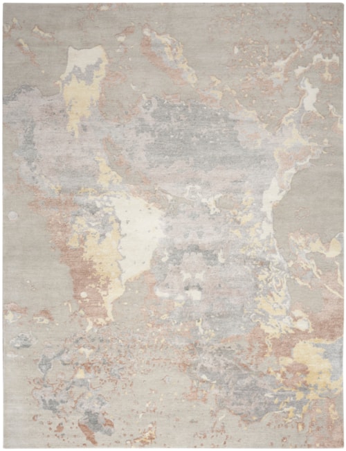 5'6" X 7'5" Silver Rectangle Rug