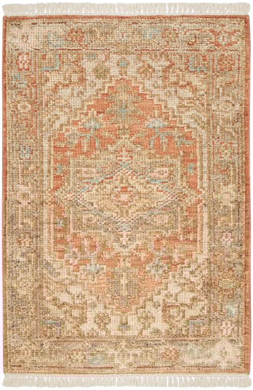 2' X 3' Rust Rectangle Rug