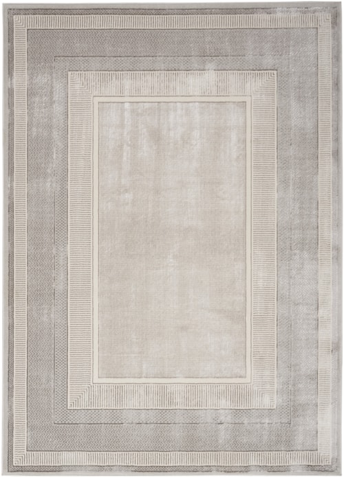 5'3" x 7'3" Silver Rectangle Rug