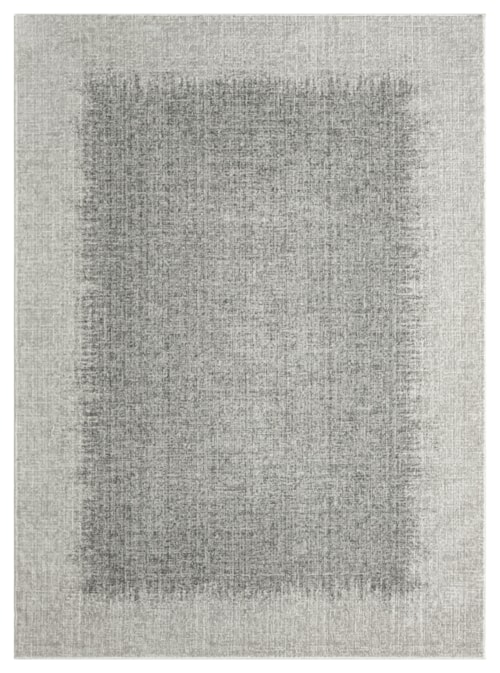 3'11" X 5'11" Light Grey Rectangle Rug