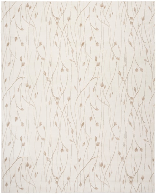 5'3" x 7'3" Ivory Beige Rectangle Rug