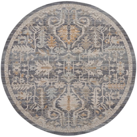 7'10" Round  Rug