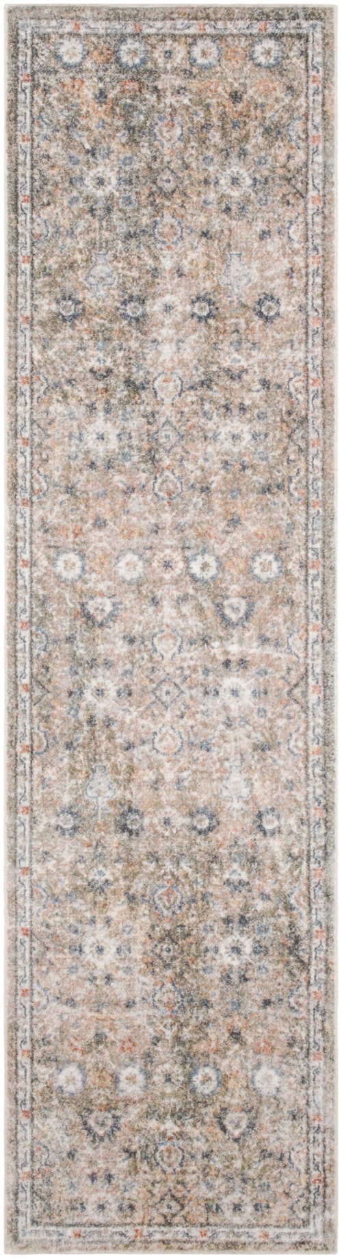2'2" X 8' Silver Taupe Runner Rug