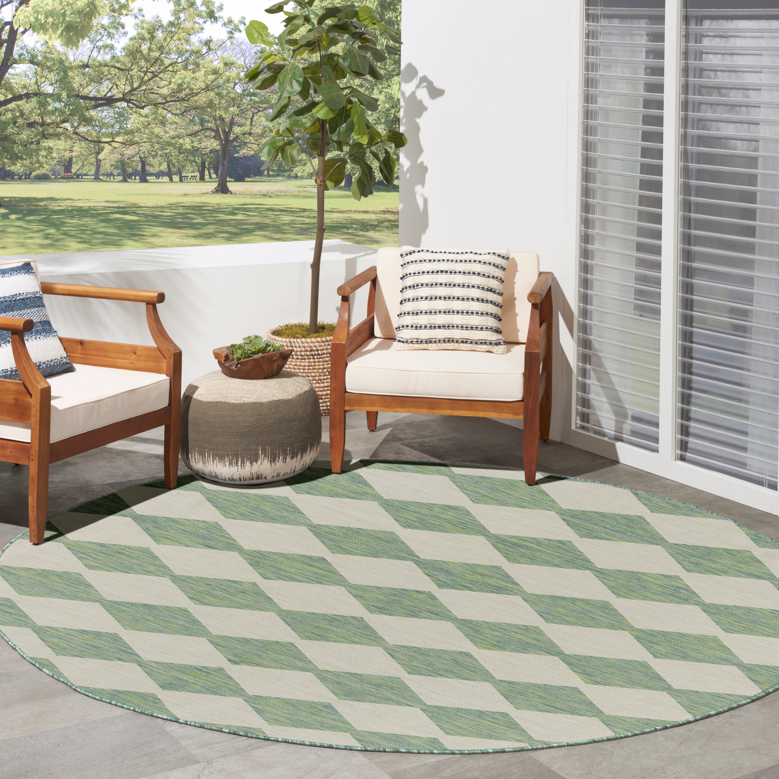 Nourison Positano 6' X Round