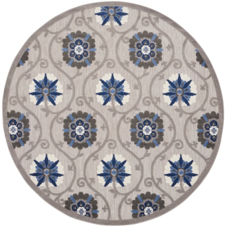 7'10" Round  Rug