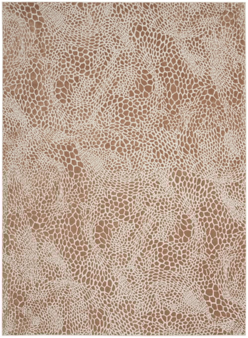 9' X 12' Camel Silver Rectangle Rug