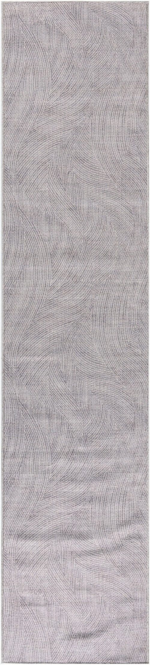 2'2" x 10' Ivory Grey Runner Rug