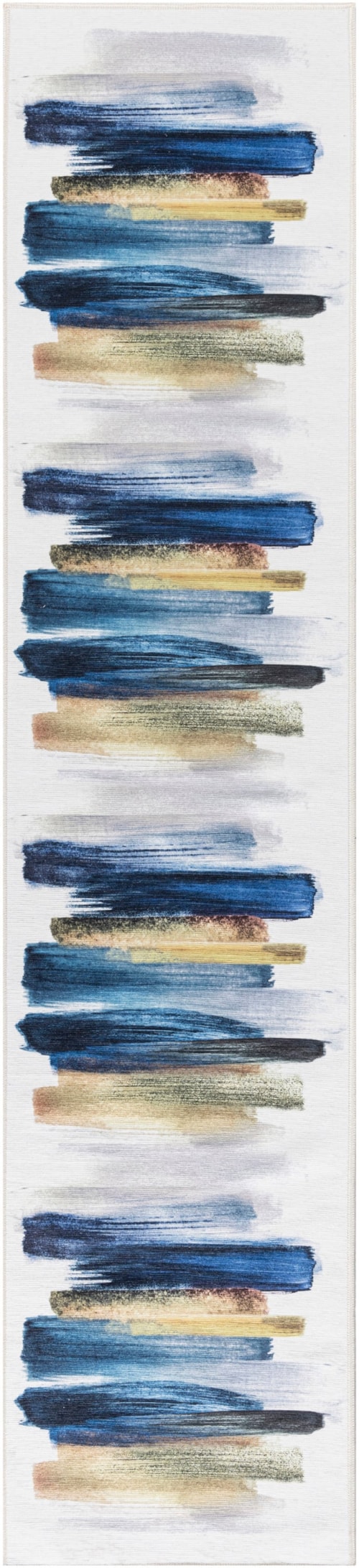2'2" x 8' Blue Multicolor Runner Rug