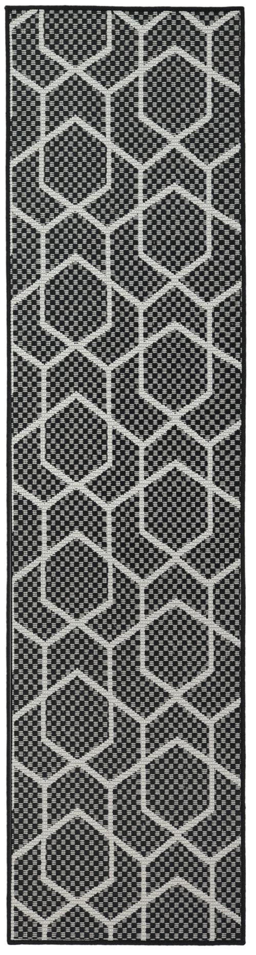 2'2" X 8' Black Runner Rug