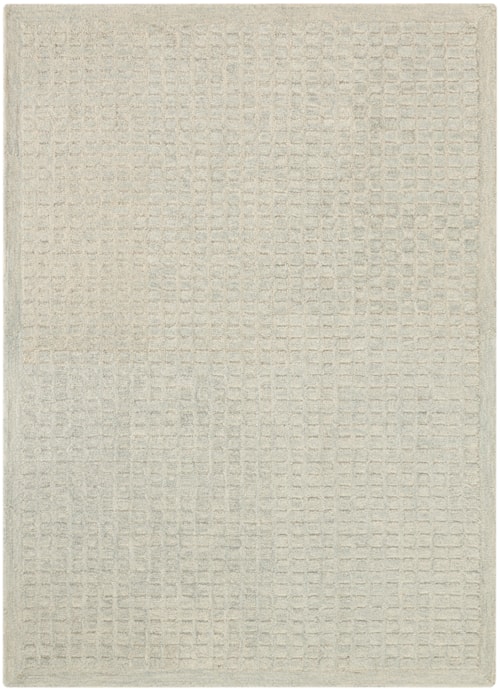 3'9" X 5'9" Light Blue Rectangle Rug