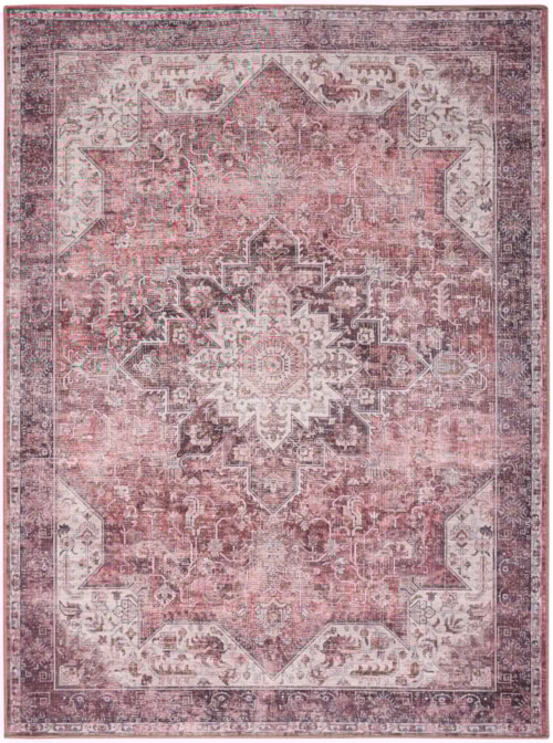 4' X 6' Red Rectangle Rug