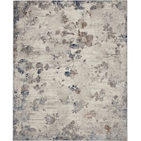 Royal Terrace 8'10" X 11'10" Ivory/Grey Modern Indoor Rug