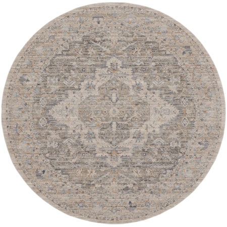 7'10" Round  Rug