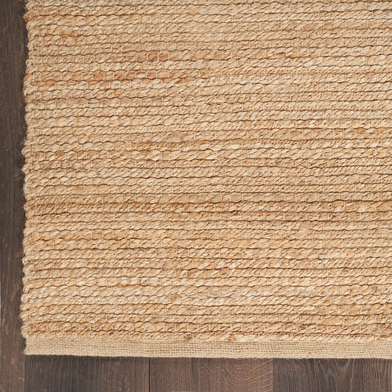 Nourison Natural Jute 2'3" x 10' Natural Farmhouse Rug