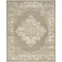 5'3" x 7'3" Olive Rectangle Rug