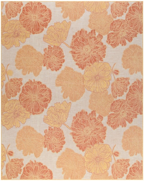 10' X 14' Coral Rectangle Rug