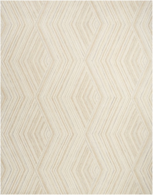 7'9" X 9'9" Ivory Rectangle Rug