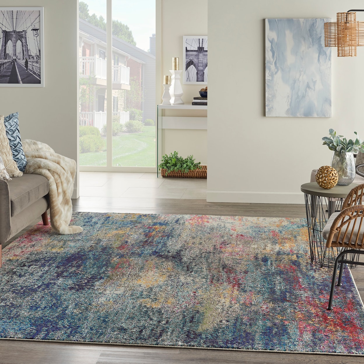 Nourison Celestial 6'7" x 9'7"  Rug