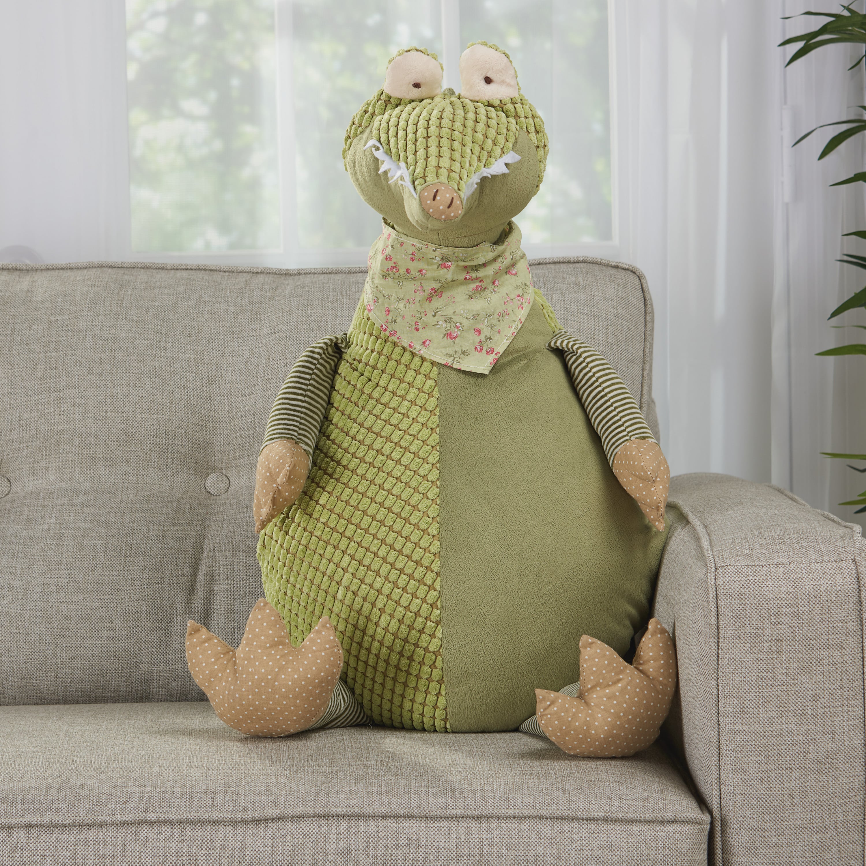 Nourison Plush Lines 22" x 26" Plush Animal