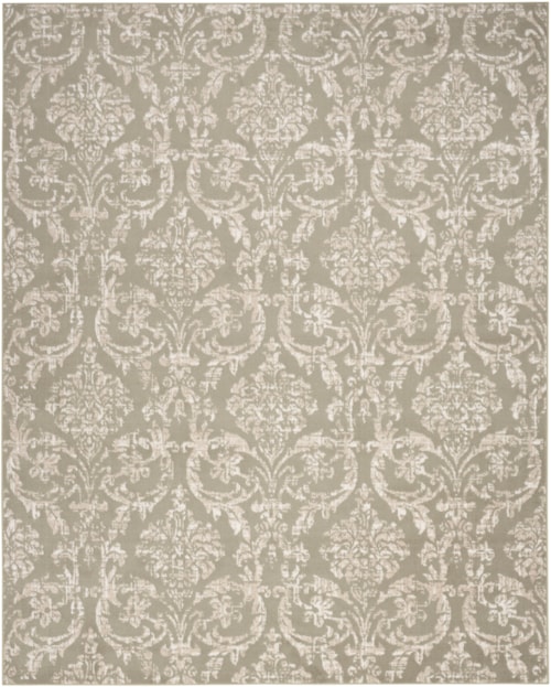 7'10" x 9'10" Olive Rectangle Rug