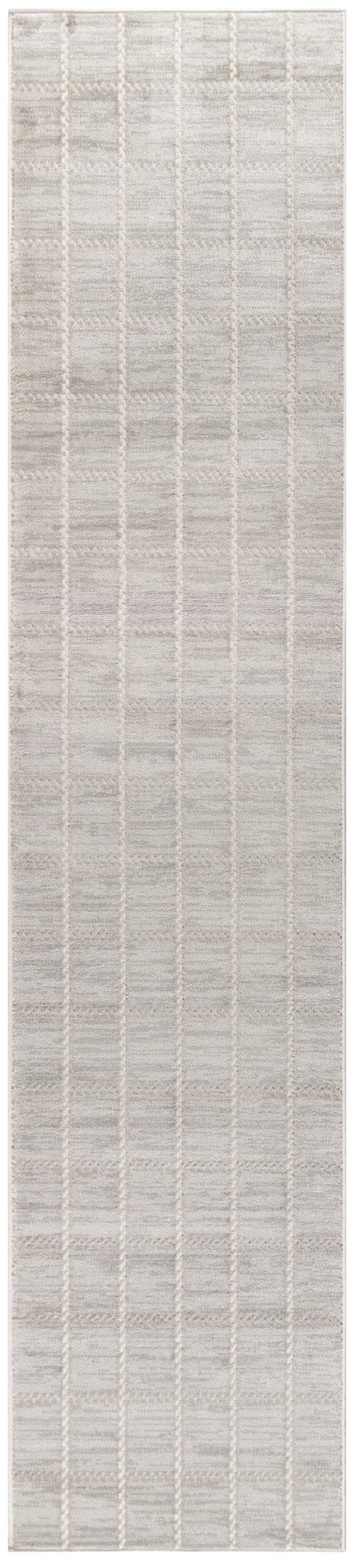 2'2" x 7'6 Light Grey Runner Rug