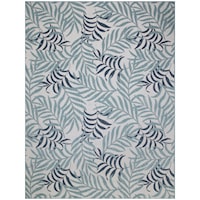 9' X 12' Blue Rectangle Rug