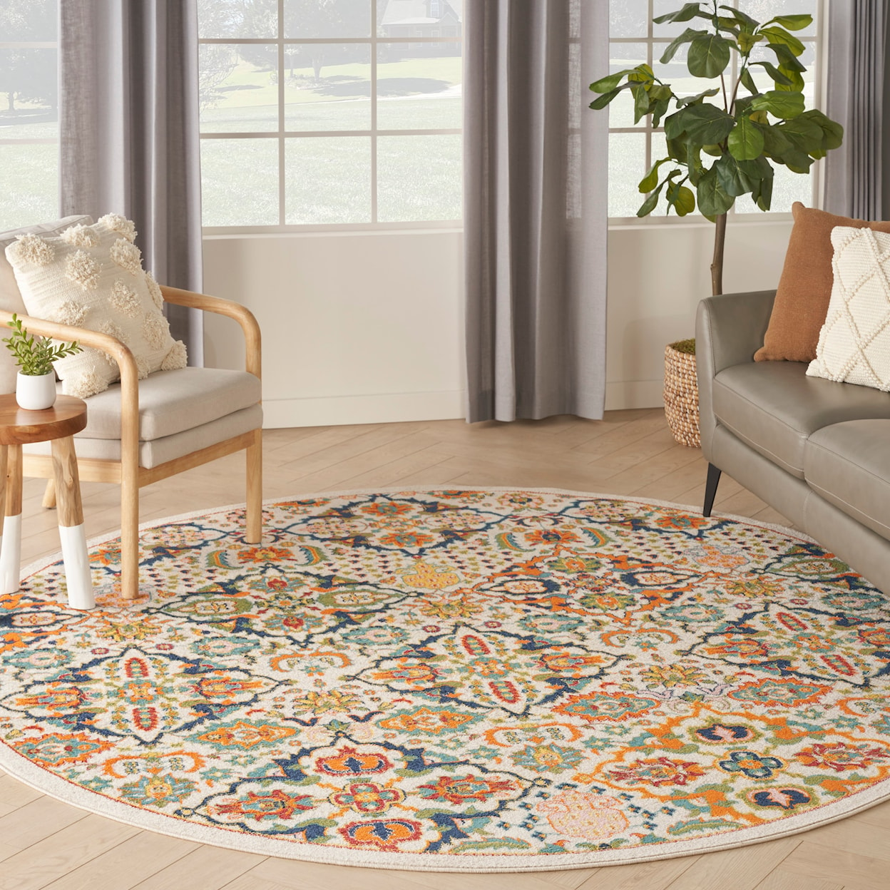 Nourison Allur 7'10"  Rug