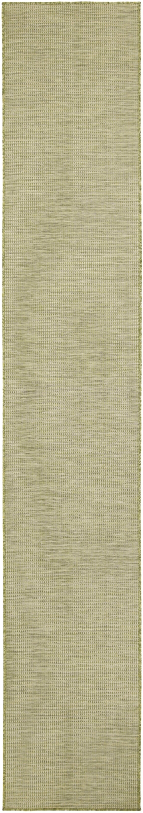 2'2" X 12' Green Runner Rug