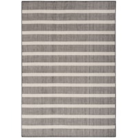 4' x 6' Charcoal Ivory Rug