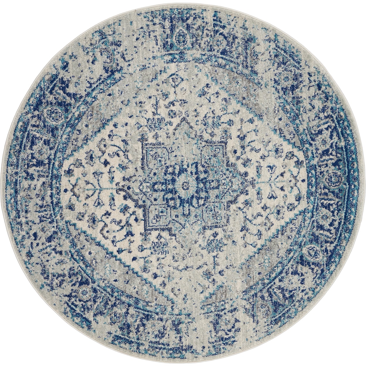 Nourison Tranquil(Traql) 7'10" Round  Rug