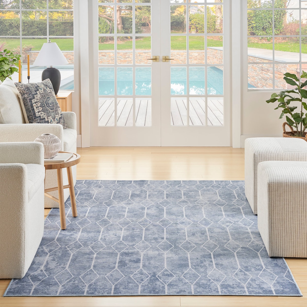 57 Grand By Nicole Curtis Machine Washable Series 1 6' x 9'  Rug