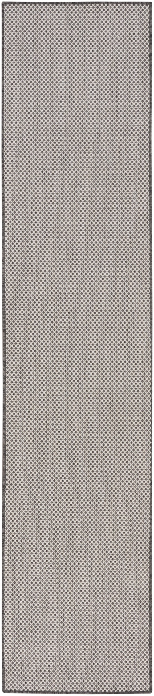 2'2" x 10' Ivory/Charcoal Runner Rug