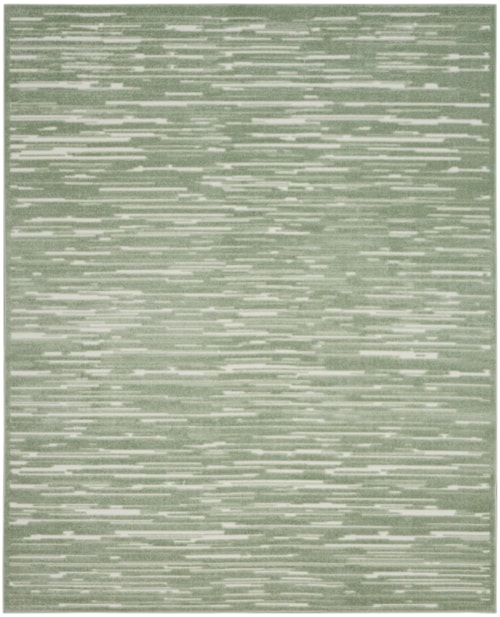 9'2" X 12' Green Rectangle Rug