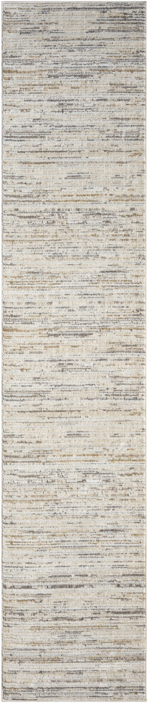 2'2" X 10' Ivory Multicolor Runner Rug