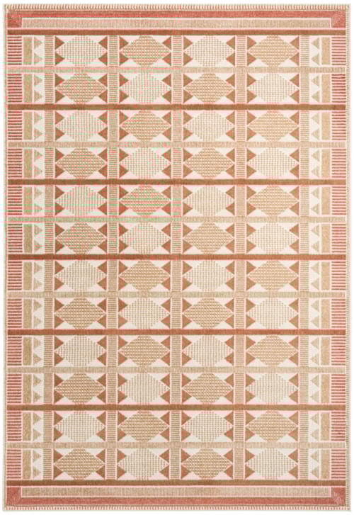 5' X 7' Rust Rectangle Rug