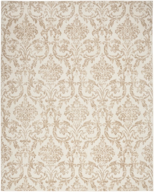 5'3" x 7'3" Ivory Beige Rectangle Rug
