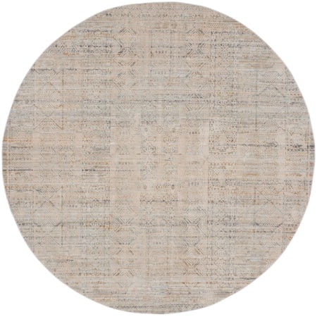 7'10" Round  Rug