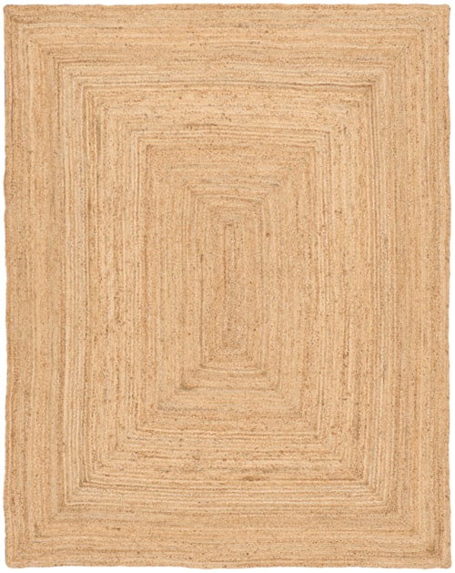 Natural Jute 6' X 9' Natural Farmhouse Indoor Rug