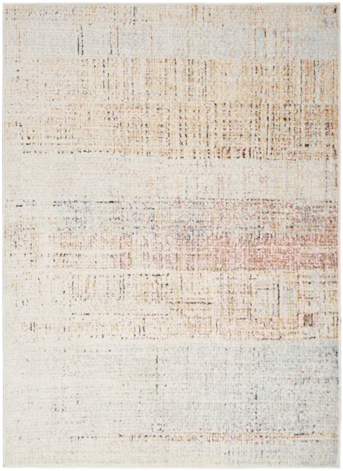 5'3" X 7' Multicolor Rectangle Rug